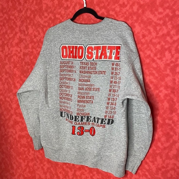 Vintage 2002 OSU 13-0 Undefeated Season Crewneck - Picture 3 of 4